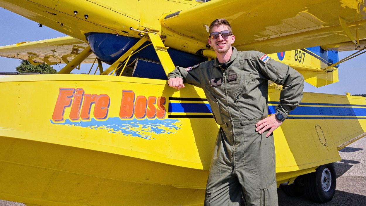 Luka Mihovil Glas, pilot Air Tractora Fire Bossa: “Naša eskadrila je najbolje mjesto za rad”